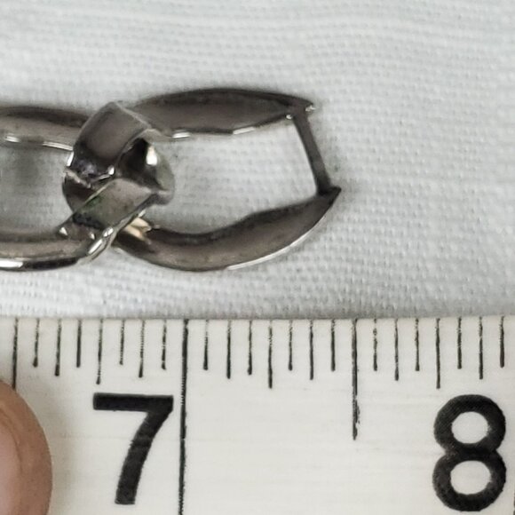 Vintage Napier Chunky Silver Tone Link Bracelet - Picture 6 of 8